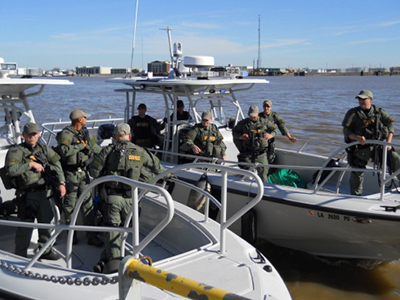 SWAT and the Louisiana Department of Wildlife and Fisheries